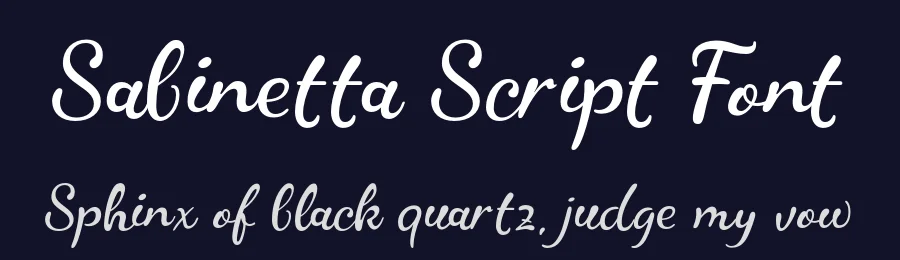 Sabinetta Script Font by Creatifontstudios — Script Handwritten Font — thumbnail 2