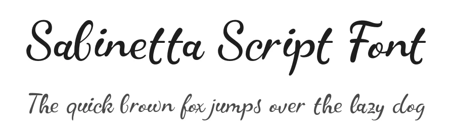 Sabinetta Script Font by Creatifontstudios — Script Handwritten Font