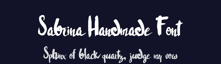 Sabrina Handmade Font by Typeface — Script Handwritten Font — thumbnail 2