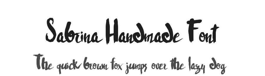 Sabrina Handmade Font by Typeface — Script Handwritten Font