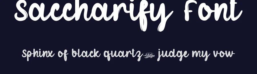 Saccharify Font by VinType — Script Handwritten Font — thumbnail 2