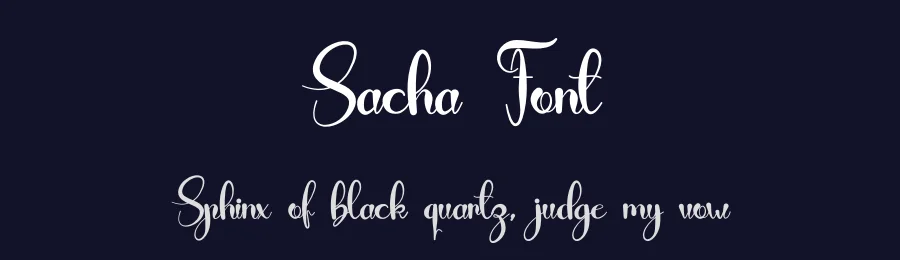 Sacha Font by fahmistudio99 — Script Handwritten Font — thumbnail 2