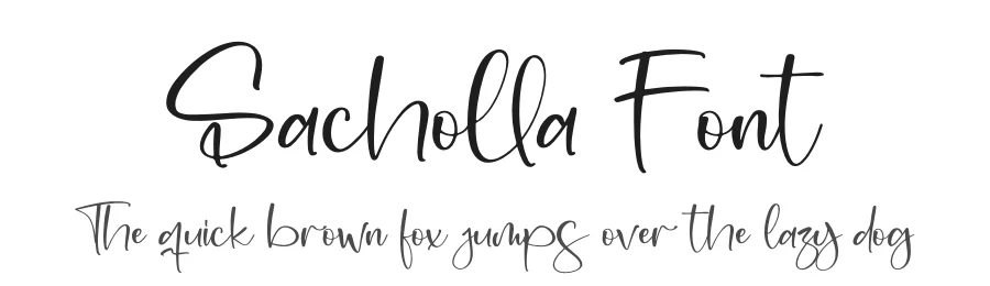 Sacholla Font by perspectype — Script Handwritten Font