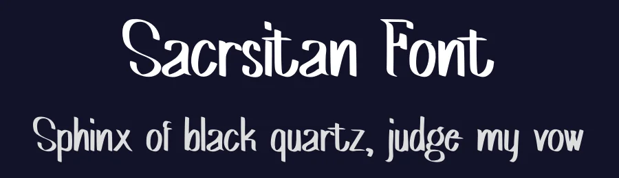Sacrsitan Font by Rachmad bagus f — Script Handwritten Font — thumbnail 2