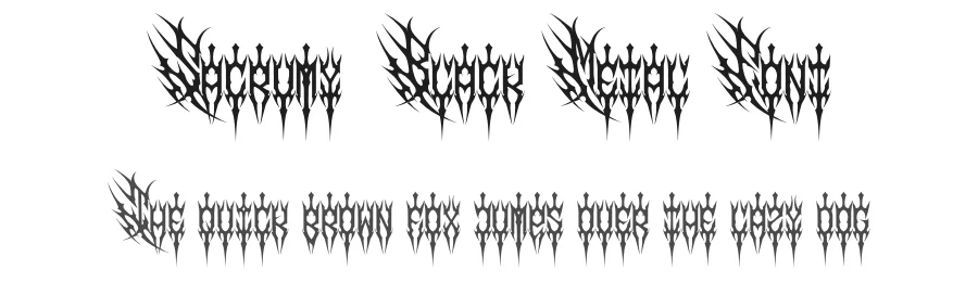 Sacrumy | Black Metal Font by Denustudios — Blackletter Font