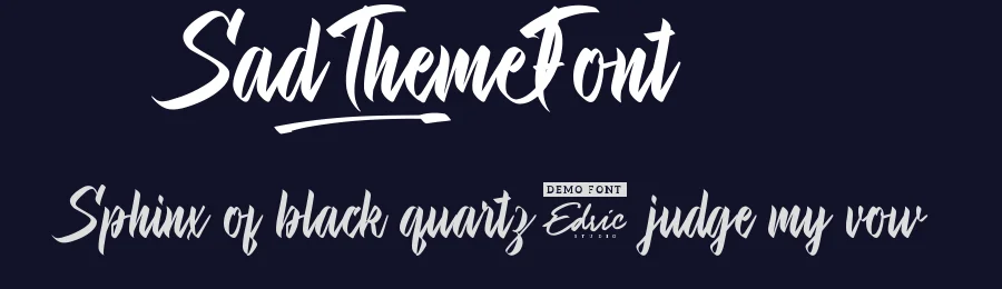 Sad Theme Font by edricstudio — Script Handwritten Font — thumbnail 2