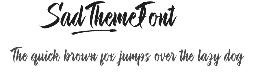 Sad Theme Font by edricstudio — Script Handwritten Font