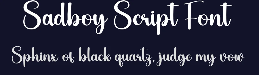 Sadboy Script Font by creativeletter — Script Handwritten Font — thumbnail 2
