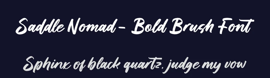 Saddle Nomad – Bold Brush Font by letterenastudios — Script Handwritten Font — thumbnail 2