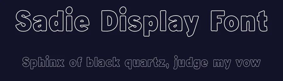 Sadie Display Font by vpcreativeshop — Display Font — thumbnail 2