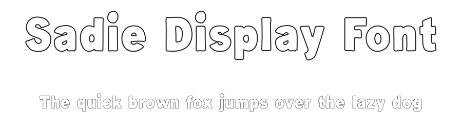 Sadie Display Font by vpcreativeshop — Display Font