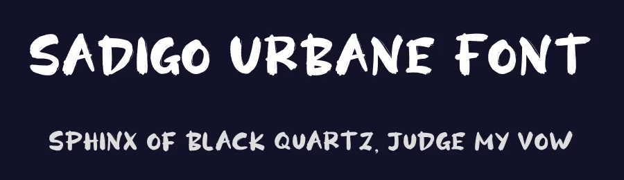 Sadigo Urbane Font by enxyclo — Script Handwritten Font — thumbnail 2