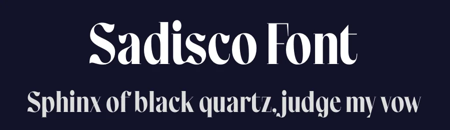 Sadisco Font by timelesstype.co — Serif Font — thumbnail 2