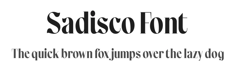 Sadisco Font by timelesstype.co — Serif Font