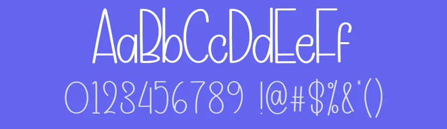 Sadnight Display Font by creativeletter — Display Font — thumbnail 3