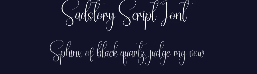 Sadstory Script Font by creativeletter — Script Handwritten Font — thumbnail 2