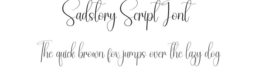 Sadstory Script Font by creativeletter — Script Handwritten Font