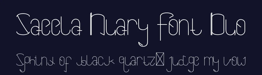 Saeela Nuary Font Duo by edricstudio — Script Handwritten Font — thumbnail 2