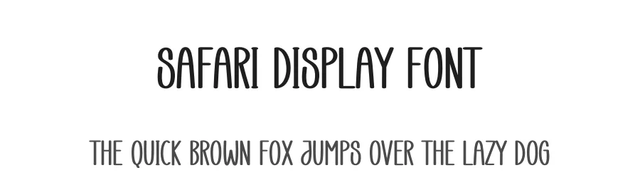 Safari Display Font by andikastudio — Script Handwritten Font
