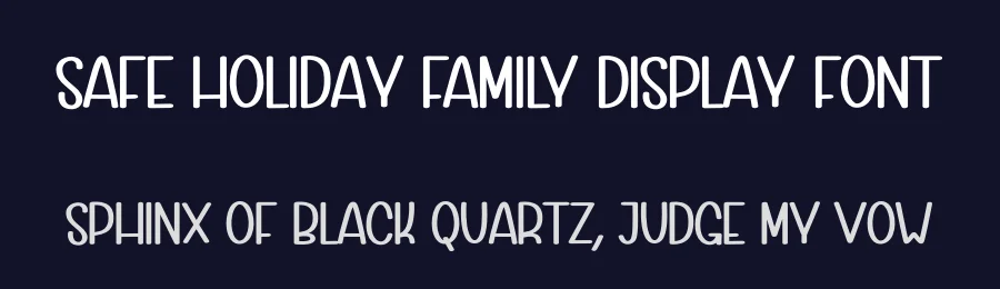 Safe Holiday Family Display Font by creativeletter — Script Handwritten Font — thumbnail 2