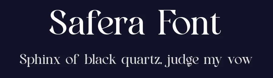 Safera Font by ErmediaStudio — Serif Font — thumbnail 2