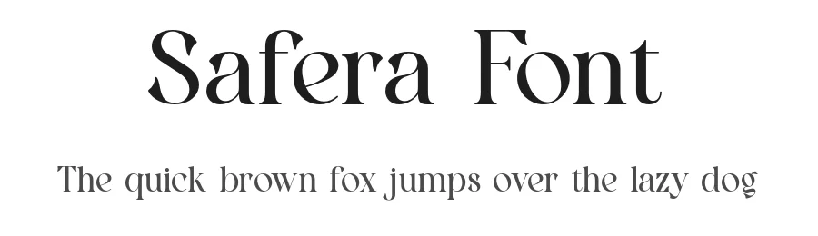 Safera Font by ErmediaStudio — Serif Font