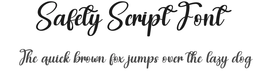 Safety Script Font by creativeletter — Script Handwritten Font