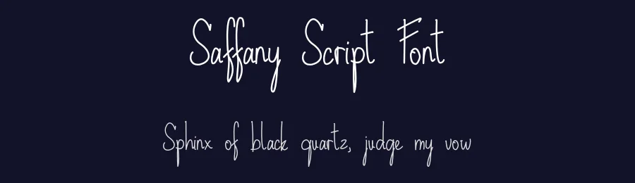 Saffany Script Font by hujantype — Display Font — thumbnail 2