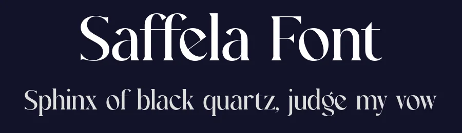 Saffela Font by Shakira Studio — Serif Font — thumbnail 2