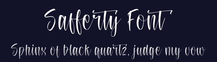 Safferty Font by letterenastudios — Script Handwritten Font — thumbnail 2