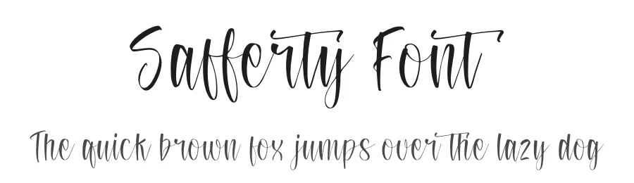Safferty Font by letterenastudios — Script Handwritten Font