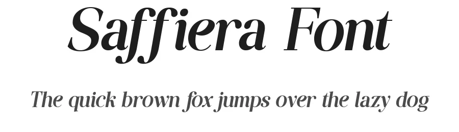 Saffiera Font by FlawlessAndCo — Serif Font