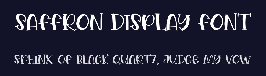 Saffron Display Font by andikastudio — Script Handwritten Font — thumbnail 2