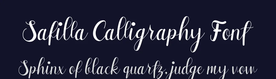 Safilla Calligraphy Font by letterenastudios — Script Handwritten Font — thumbnail 2