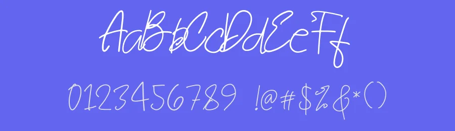 Safine Wallowes – Simple Signature Font by Dhabee — Script Handwritten Font — thumbnail 3