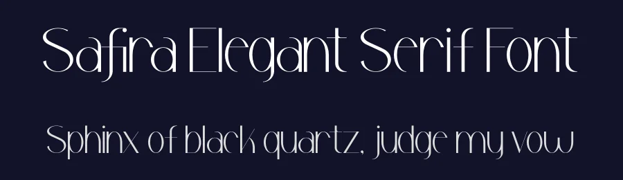 Safira Elegant Serif Font by Storytype — Serif Font — thumbnail 2