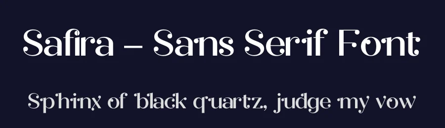 Safira – Sans Serif Font by letterenastudios — Sans Serif Font — thumbnail 2