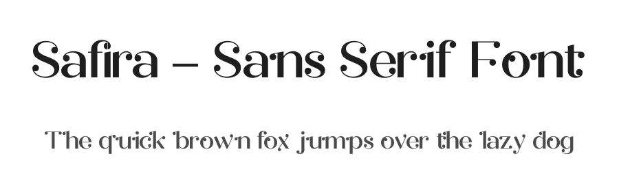 Safira – Sans Serif Font by letterenastudios — Sans Serif Font