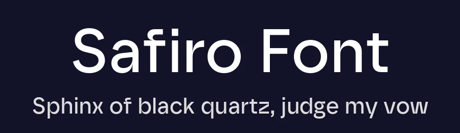 Safiro Font by atipo — Sans Serif Font — thumbnail 2