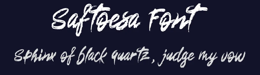 Saftoesa Font by Dhabee — Script Handwritten Font — thumbnail 2