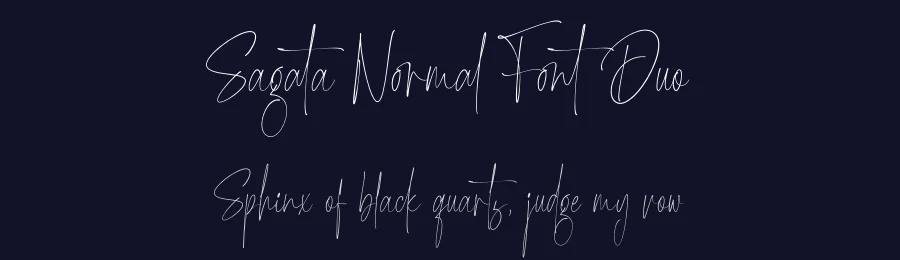 Sagata Normal Font Duo by lemonthe — Sans Serif Font — thumbnail 2