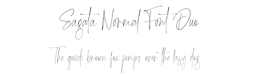 Sagata Normal Font Duo by lemonthe — Sans Serif Font