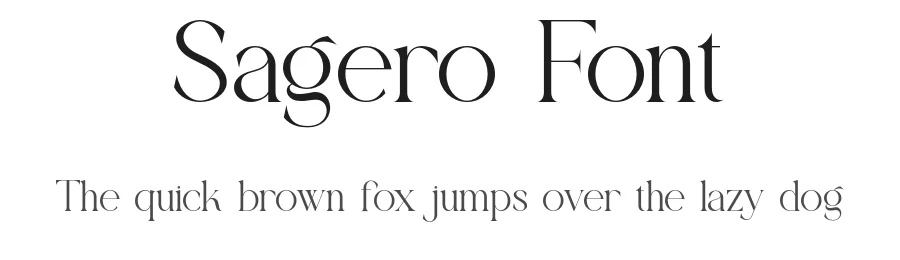 Sagero Font by ErmediaStudio — Serif Font