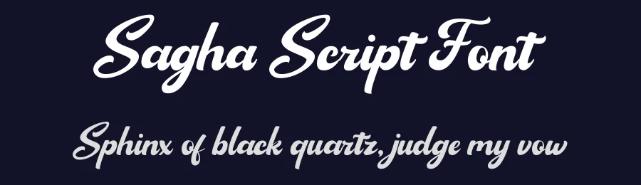 Sagha Script Font by yontype — Script Handwritten Font — thumbnail 2