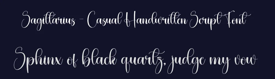 Sagittarius – Casual Handwritten Script Font by creativeletter — Script Handwritten Font — thumbnail 2