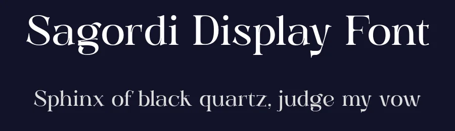 Sagordi Display Font by Objectype Studio — Display Font — thumbnail 2