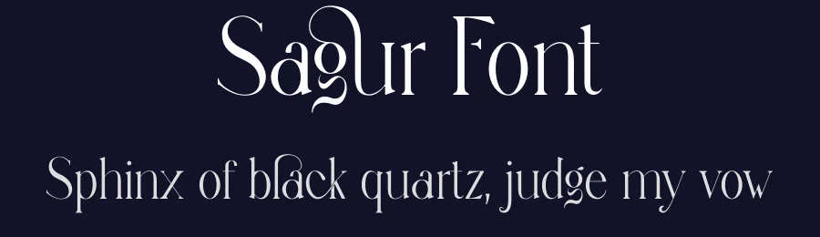 Sagur Font by yaqublekker — Serif Font — thumbnail 2