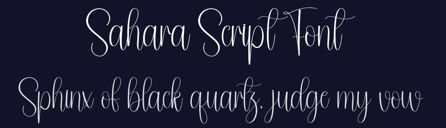 Sahara Script Font by andikastudio — Script Handwritten Font — thumbnail 2
