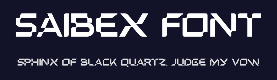 Saibex Font by MasyafiStudio — Display Font — thumbnail 2