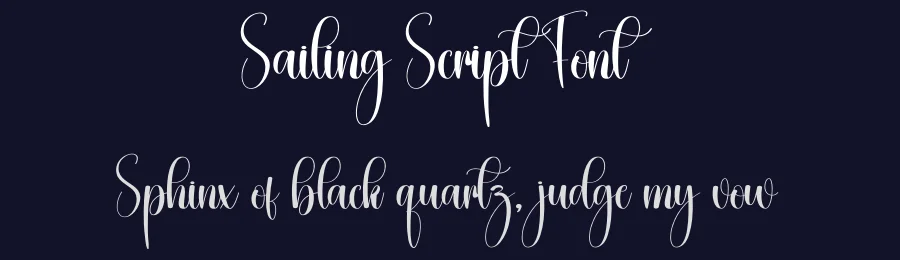 Sailing Script Font by creativeletter — Script Handwritten Font — thumbnail 2